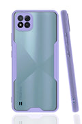 Mey İthalat® Realme C11 2021 Kılıf Platin Silikon - Lila