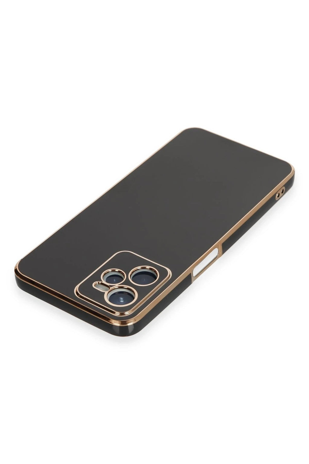 Mey İthalat® Realme C35 Kılıf Volet Silikon - Siyah