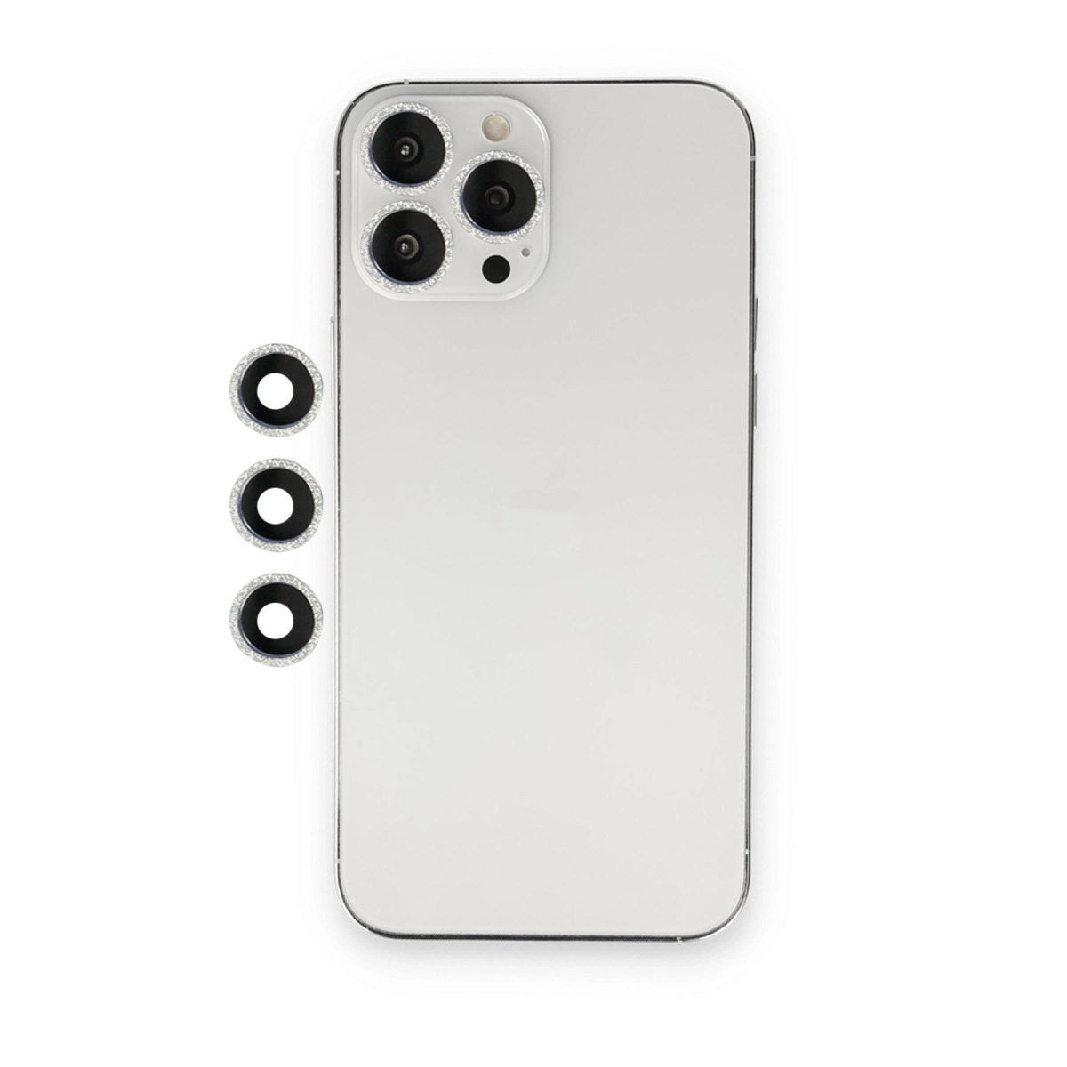 Mey İthalat® iPhone 12 Pro Shine Kamera Lens - Gümüş