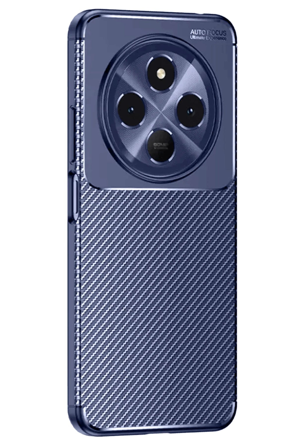 Mey İthalat® Tecno Spark 30C Kılıf Auto Focus Karbon Kapak - Lacivert