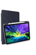 Mey İthalat® iPad Pro 11 (2018) Kılıf Kalemlikli Mars Tablet Kılıfı - Lacivert