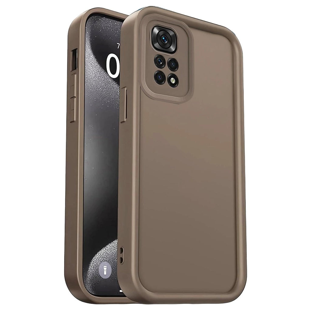 Mey İthalat® Redmi 10 2022 Kılıf Viera Silikon - Kahverengi