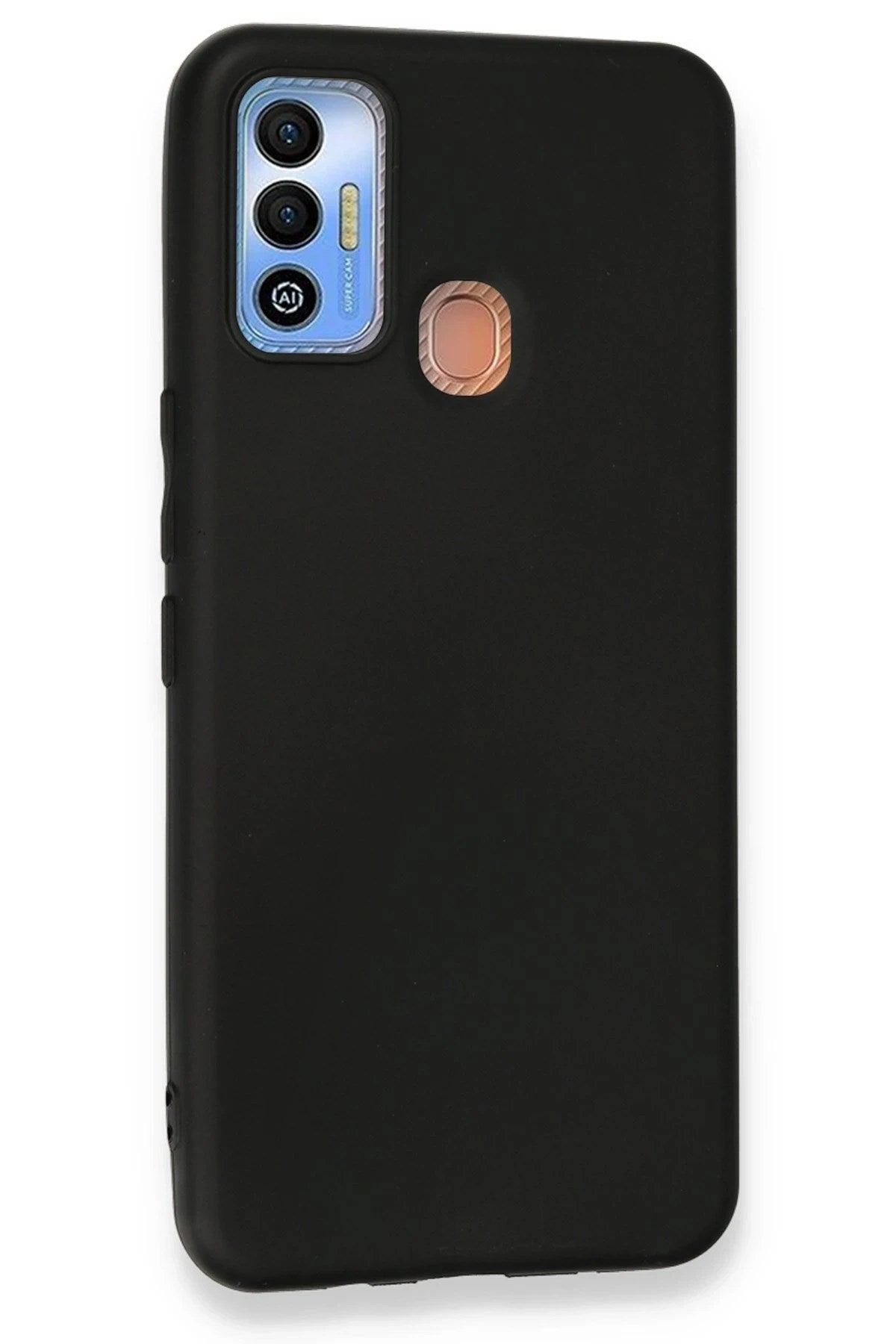 Mey İthalat® Tecno Spark 7T Kılıf First Silikon - Siyah