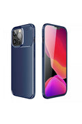 Mey İthalat® iPhone 13 Pro Kılıf Auto Focus Karbon Kapak - Lacivert