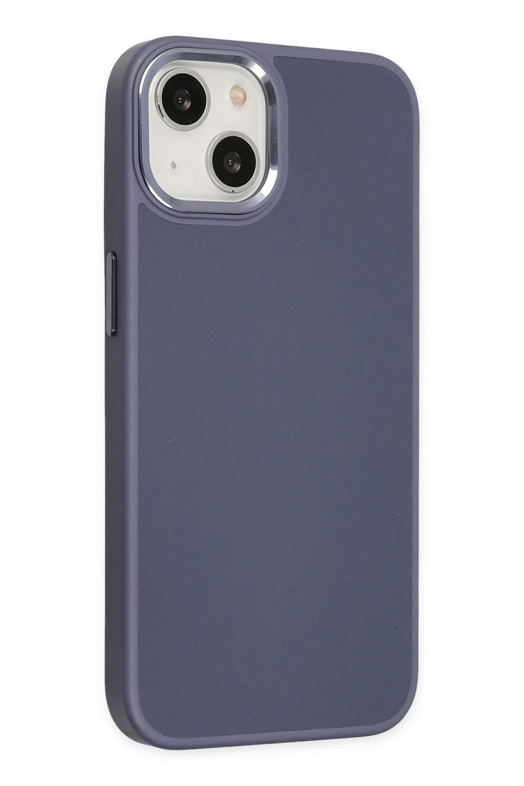 Mey İthalat® iPhone 14 Plus Kılıf Asya Deri Silikon - Mor