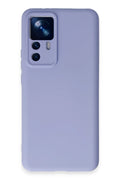 Mey İthalat® Mi 12T Pro Kılıf Nano içi Kadife Silikon - Lila
