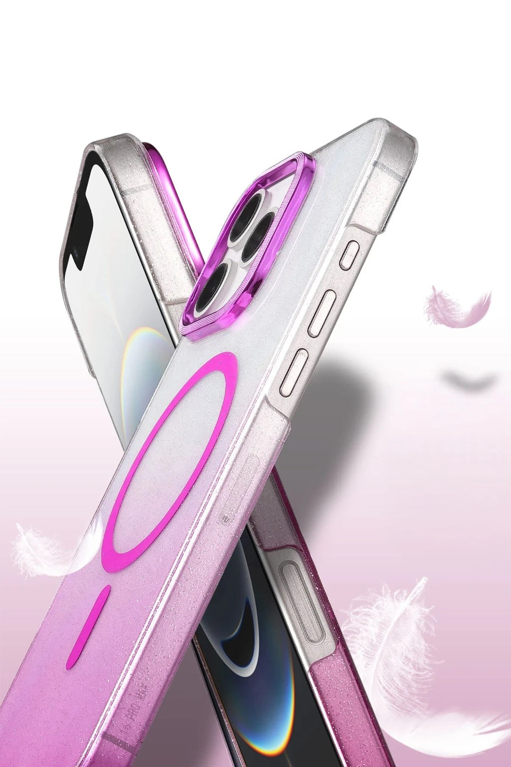 Mey İthalat® iPhone 16 Pro Max Glossy Magsafe Kapak - Siyah