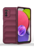 Mey İthalat® Samsung Galaxy A03S Kılıf Optimum Silikon - Bordo