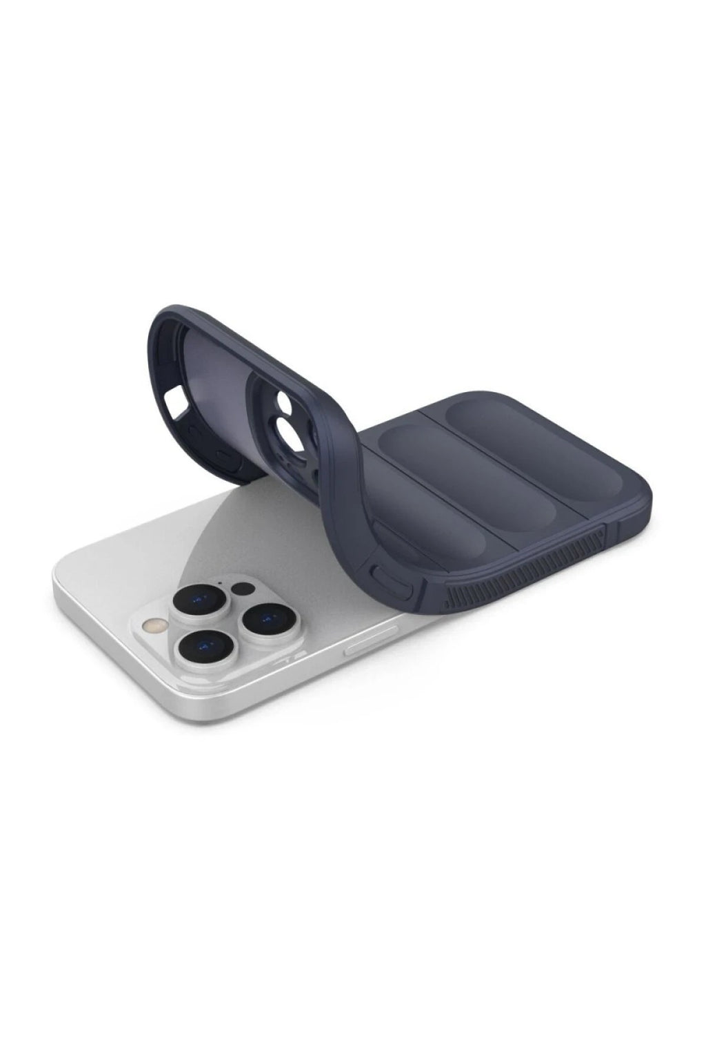 Mey İthalat® iPhone 16 Kılıf Optimum Silikon - Lacivert