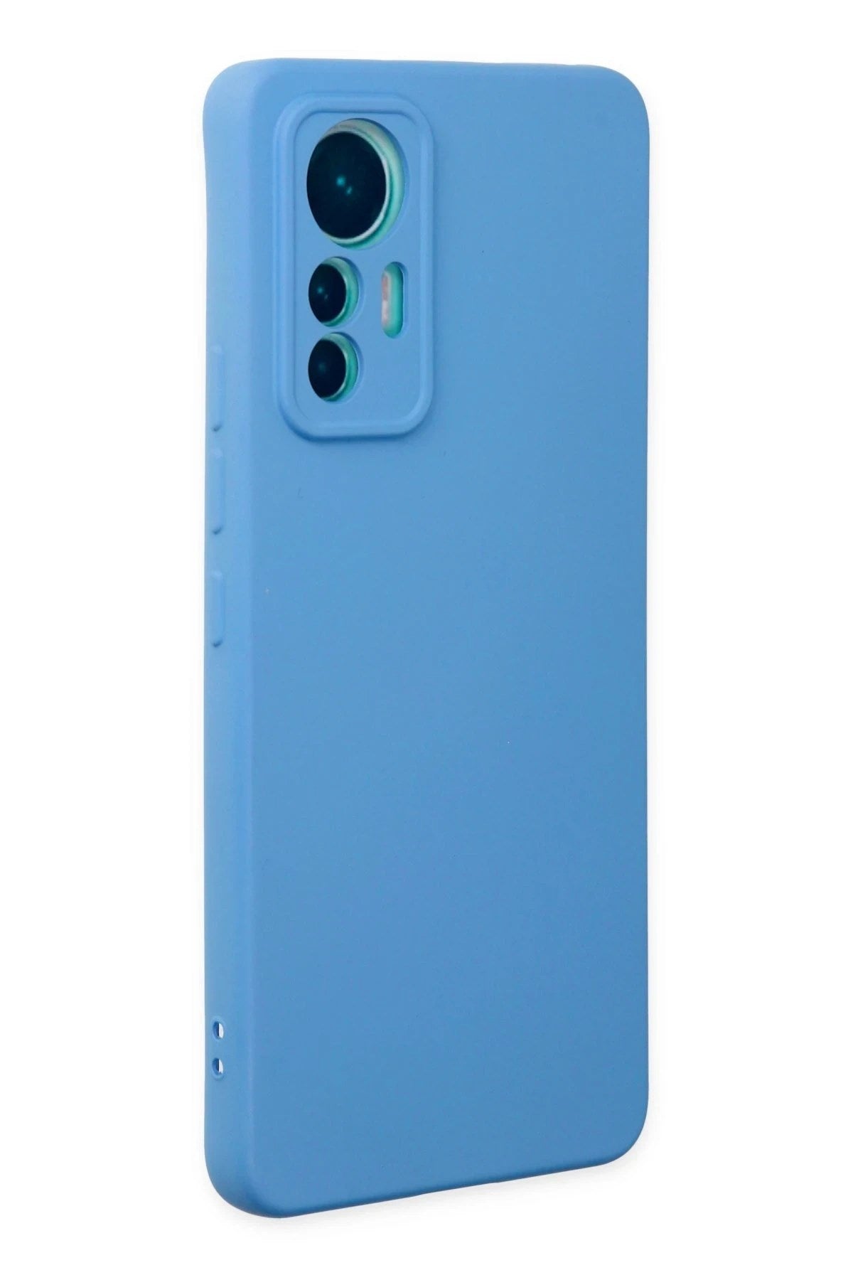 Mey İthalat® Mi 12 Lite Kılıf Nano içi Kadife Silikon - Mavi