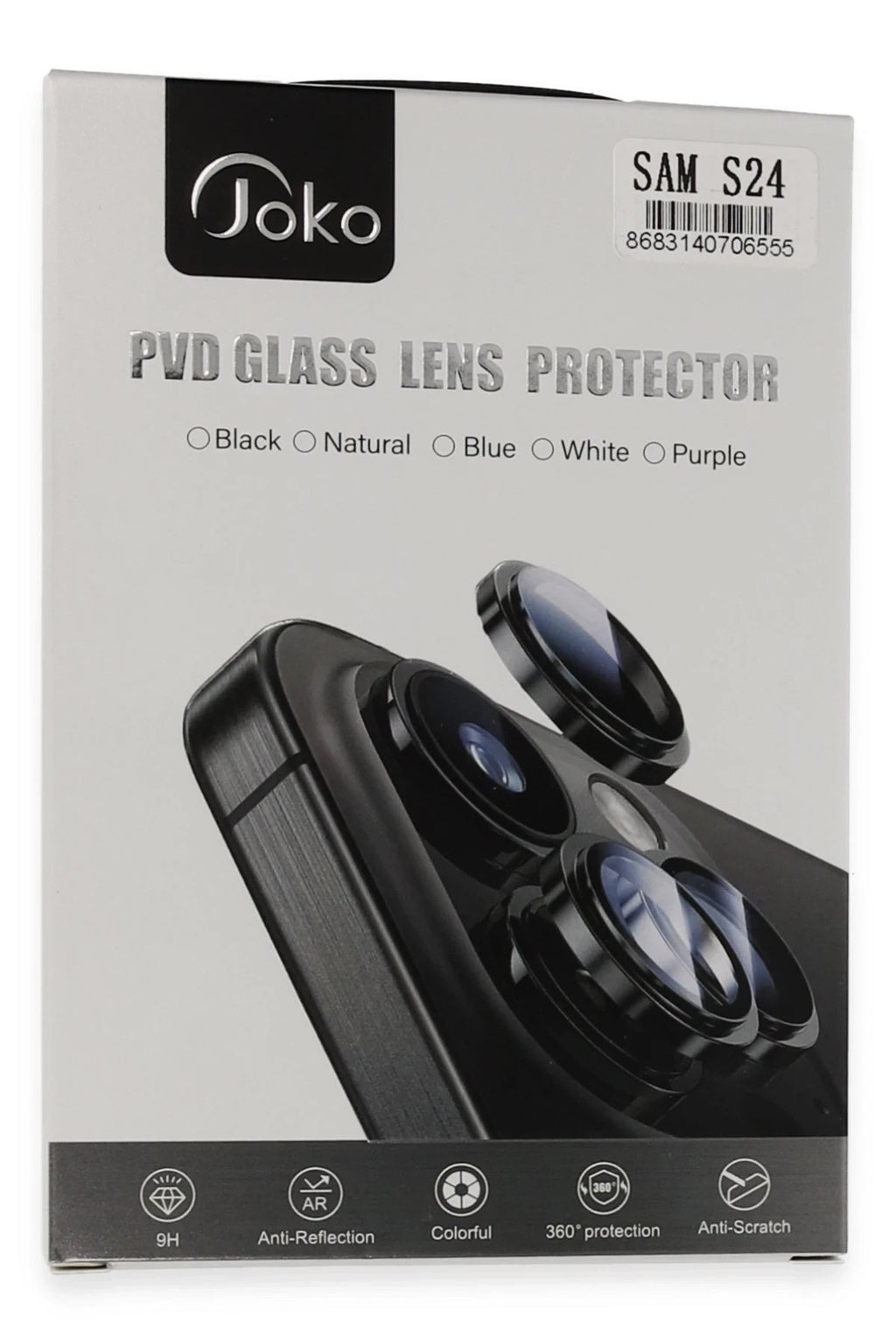 Mey İthalat® Samsung Galaxy S24 PVD Metal Kamera Lens - Derin Mor