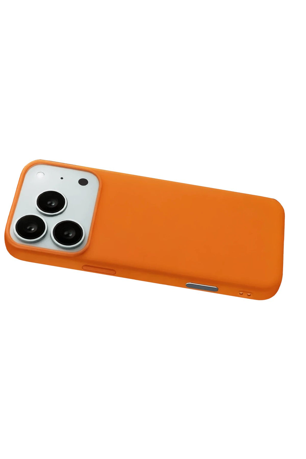 Mey İthalat® iPhone 17 Pro Max Nano içi Kadife Silikon - Turuncu