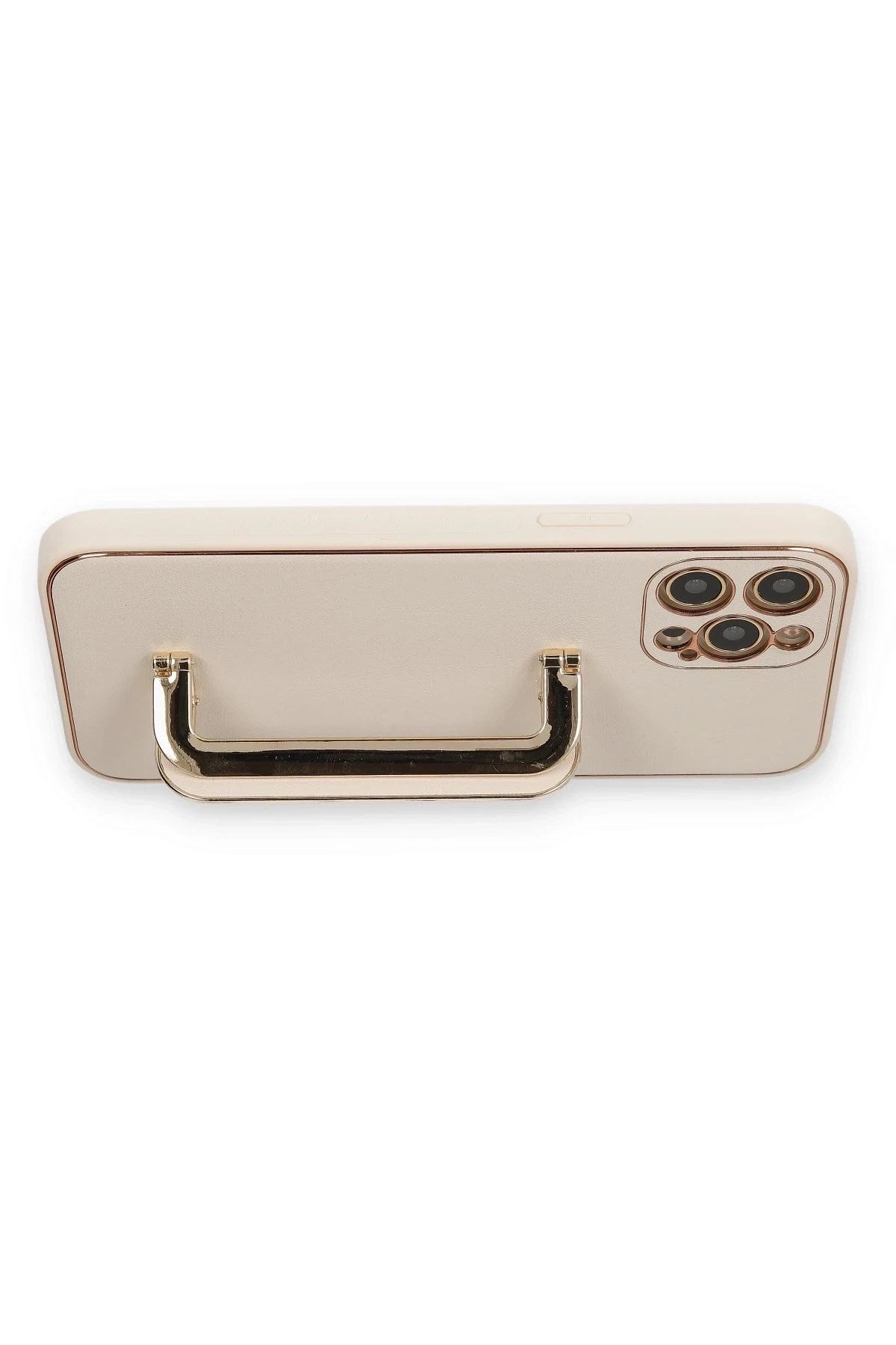 Mey İthalat® iPhone 12 Pro Kılıf Coco Elit Kapak - Gold