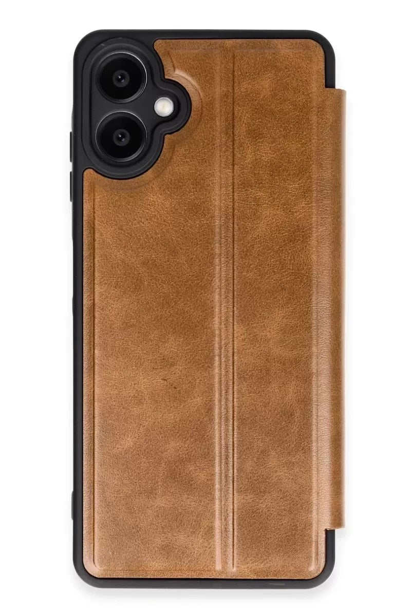 Mey İthalat® Samsung Galaxy A07 4G Flip Cover - Taba