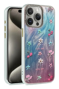 Mey İthalat® iPhone 14 Pro Kılıf Blade Aynalı Desenli Kapak - Desen 4