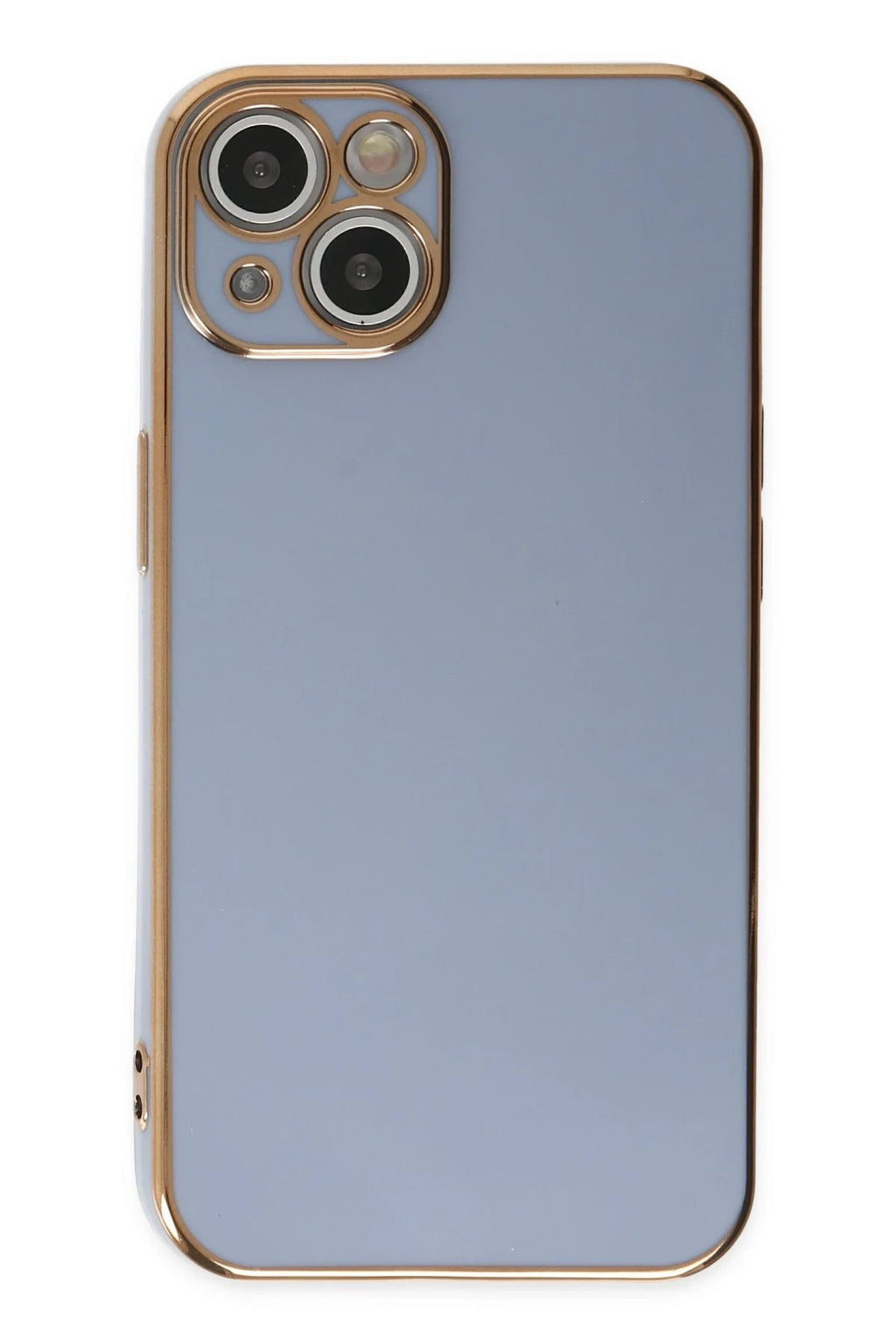 Mey İthalat® iPhone 14 Kılıf Volet Silikon - Mavi