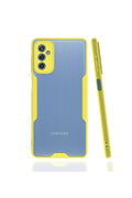 Mey İthalat® Samsung Galaxy M52 5G Kılıf Platin Silikon - Sarı