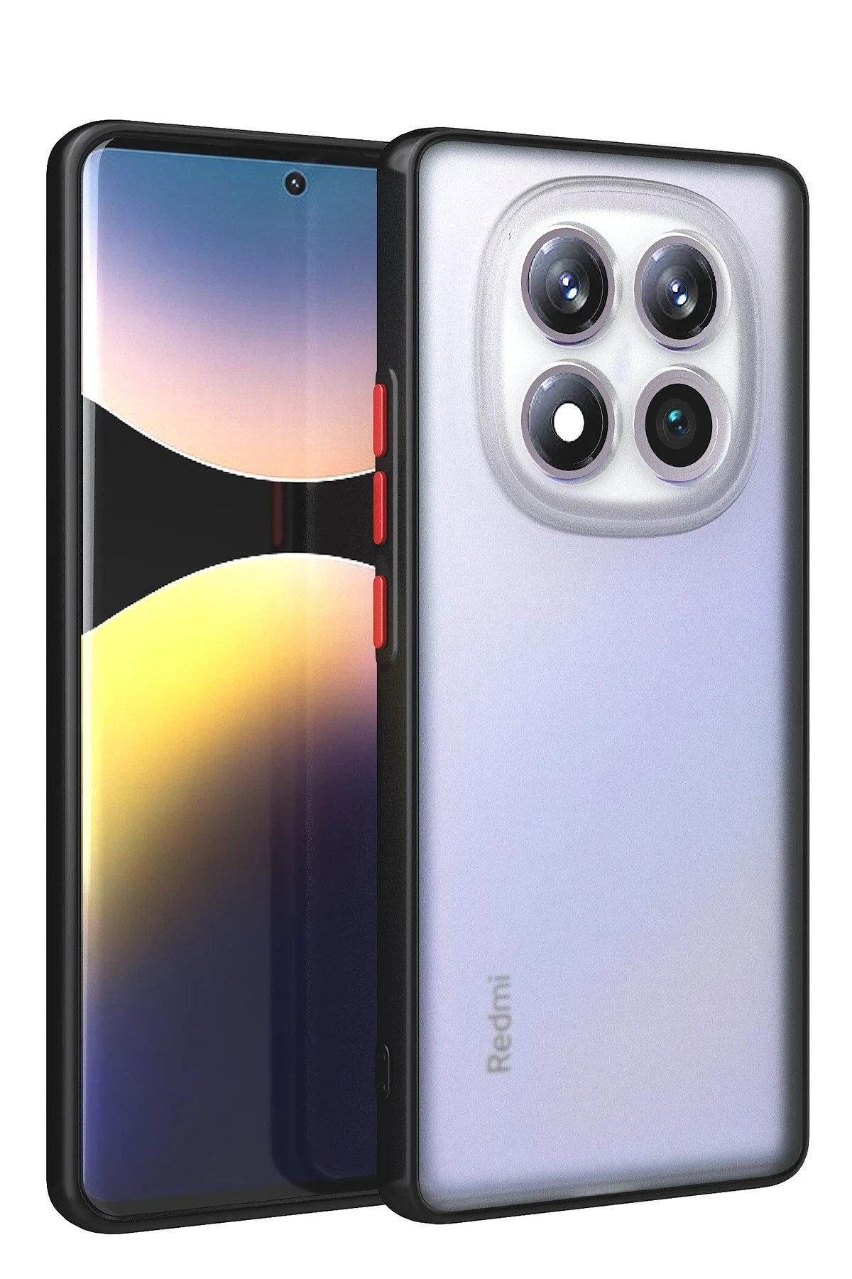 Mey İthalat® Redmi Note 14 Pro 5G Kılıf Montreal Silikon Kapak - Siyah