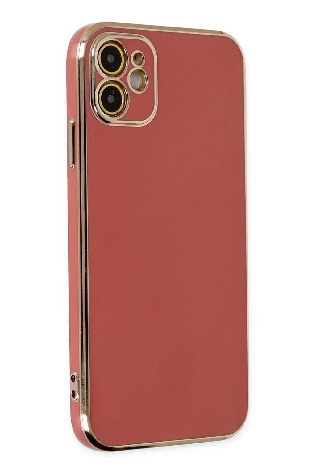 Mey İthalat® iPhone 12 Kılıf Volet Silikon - Kırmızı