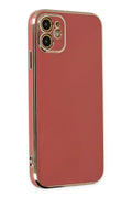 Mey İthalat® iPhone 12 Kılıf Volet Silikon - Kırmızı