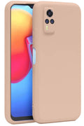 Mey İthalat® Vivo Y53S Kılıf Nano içi Kadife Silikon - Pudra