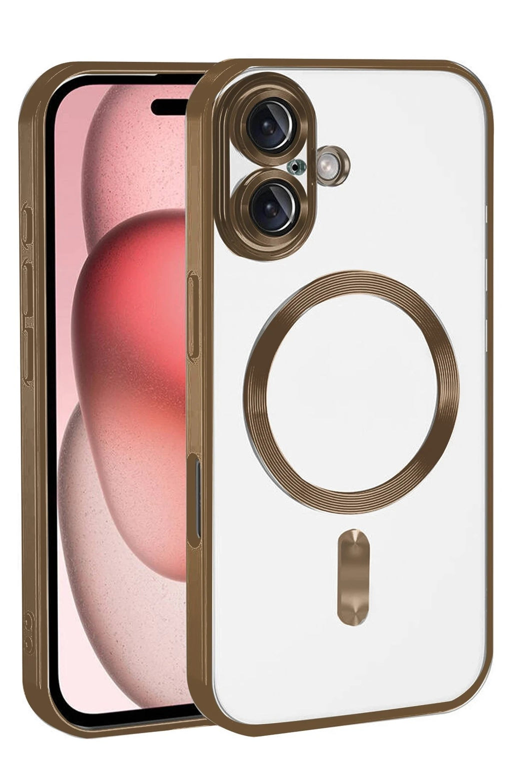 Mey İthalat® iPhone 17 Kross Magneticsafe Kapak - Çöl Titanyum