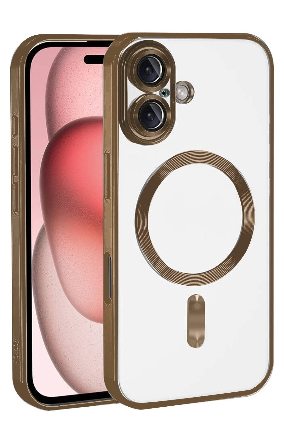 Mey İthalat® iPhone 17 Kross Magneticsafe Kapak - Çöl Titanyum