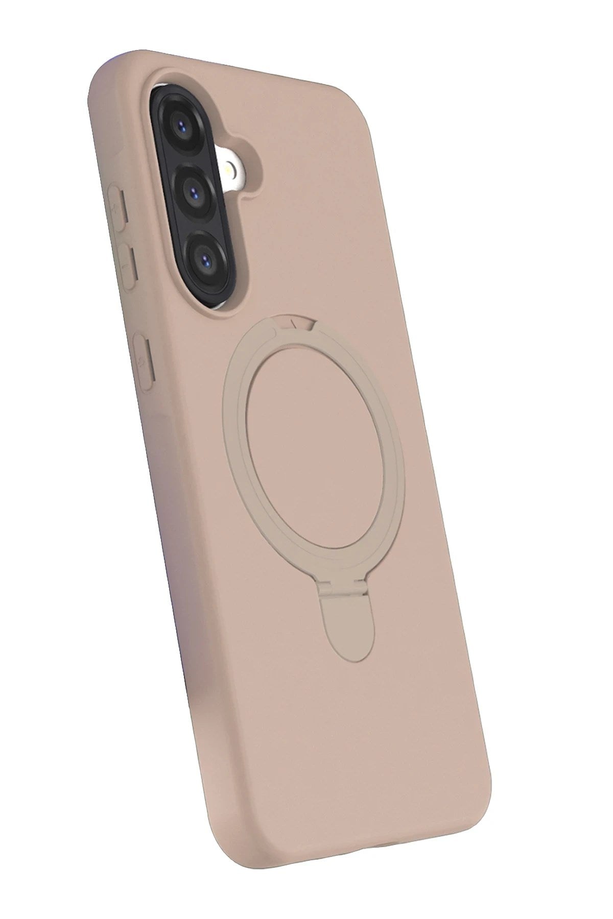 Mey İthalat® Samsung Galaxy A26 Regal Magsafe Standlı Kapak - Çöl Titanyum