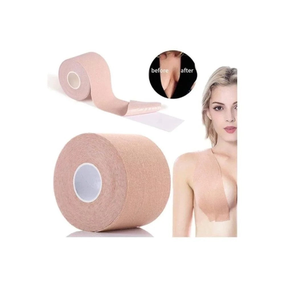 Şekillendirici Göğüs Dikleştirici Bant 5 Mt x 5 Cm Suya Dayanıklı Ekonomik Rulo
