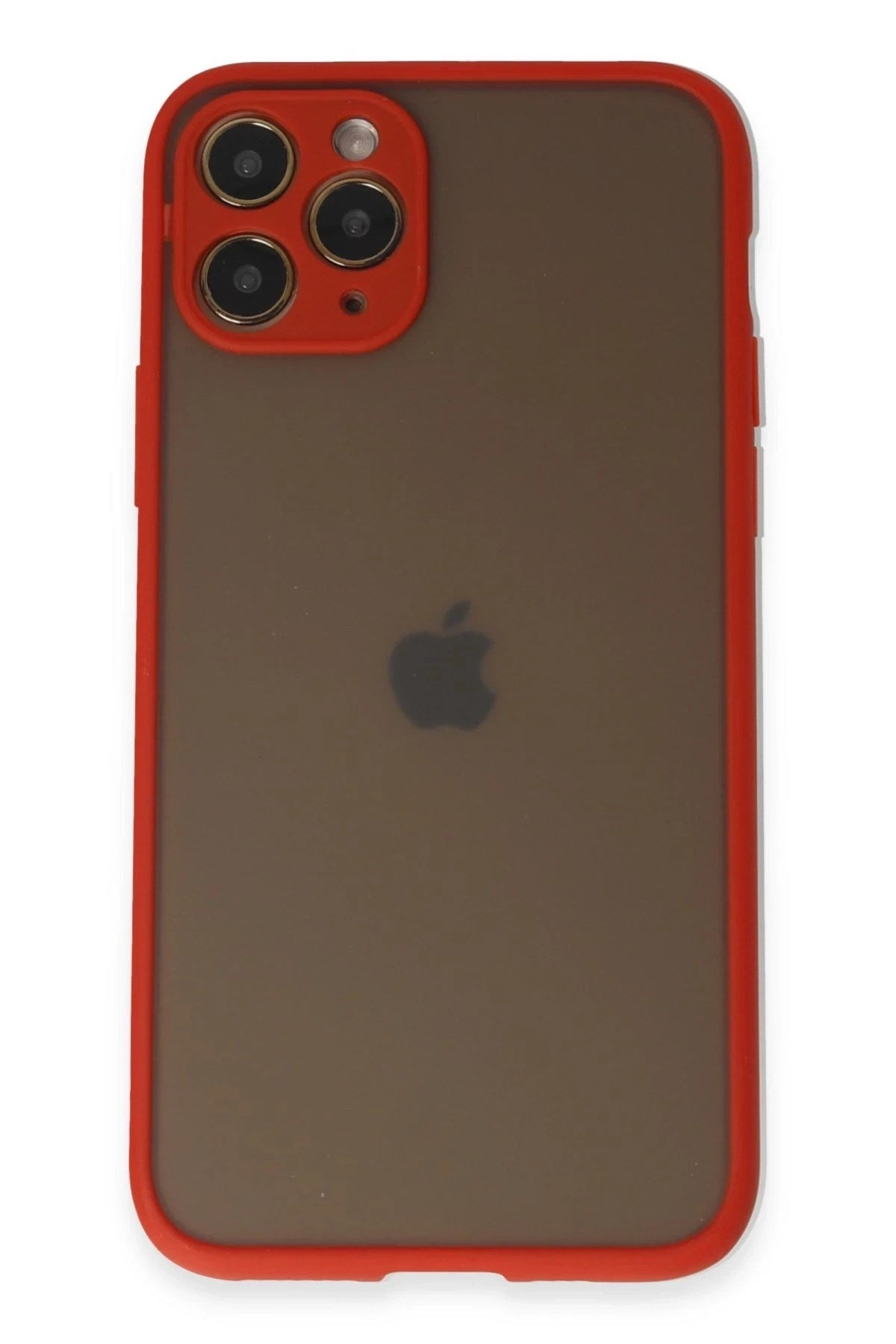 Mey İthalat® iPhone 11 Pro Kılıf Montreal Silikon Kapak - Kırmızı