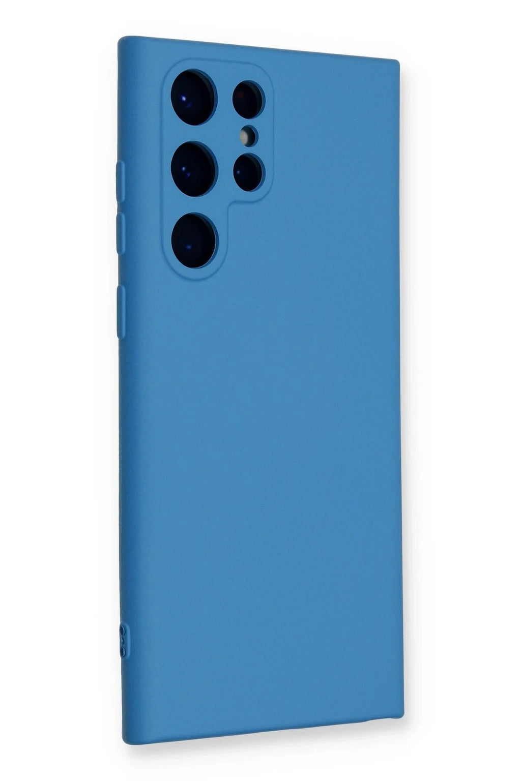Mey İthalat® Samsung Galaxy S23 Ultra Kılıf Nano içi Kadife Silikon - Mavi