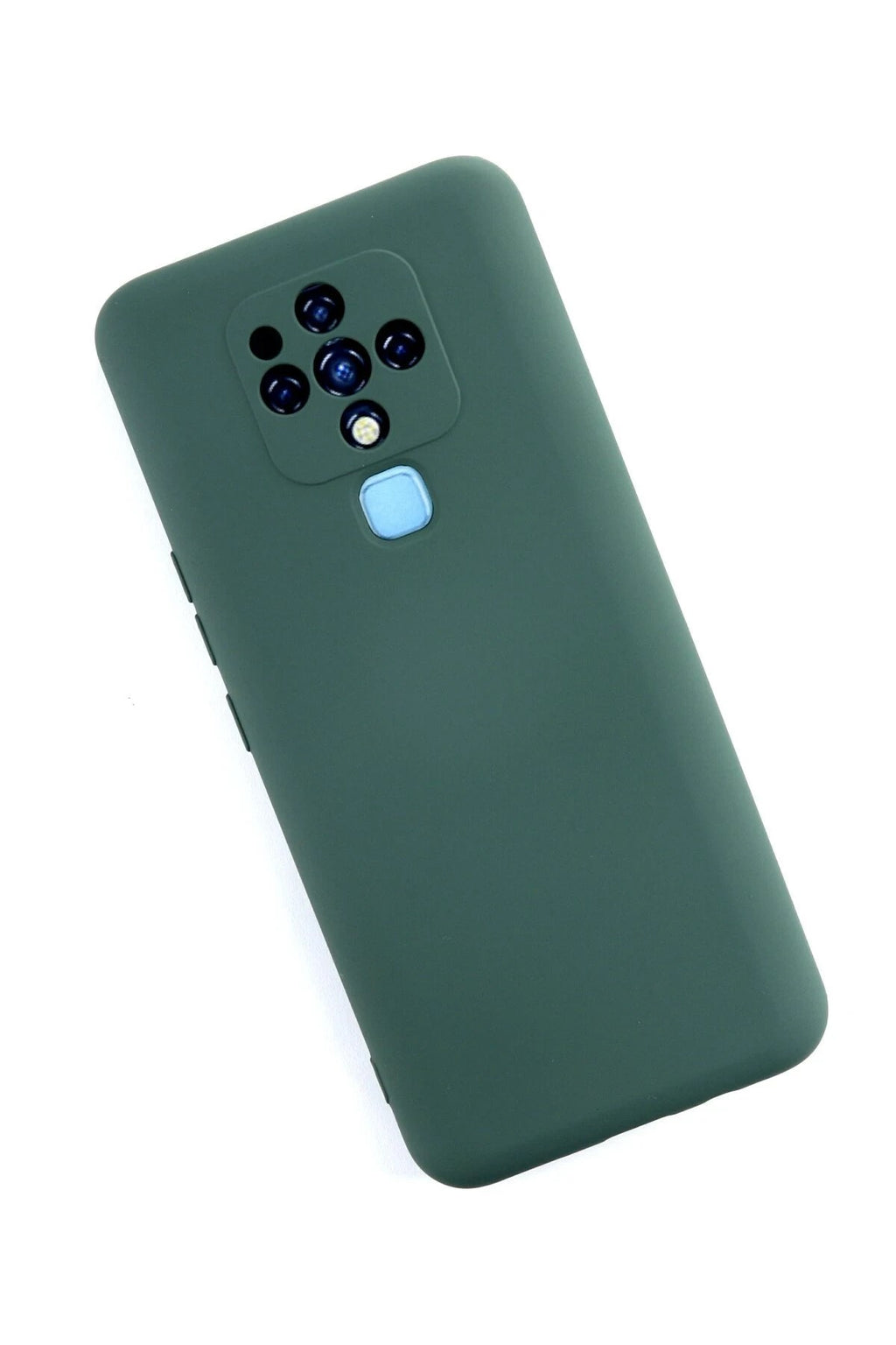 Mey İthalat® Tecno Camon 16 Kılıf Nano içi Kadife Silikon - Koyu Yeşil