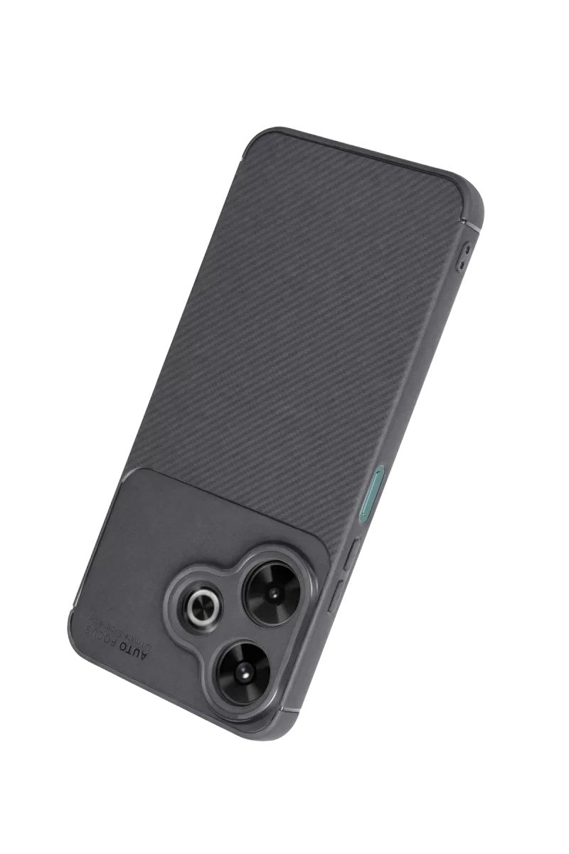 Mey İthalat® Redmi 13 4G Kılıf Auto Focus Karbon Kapak - Gri