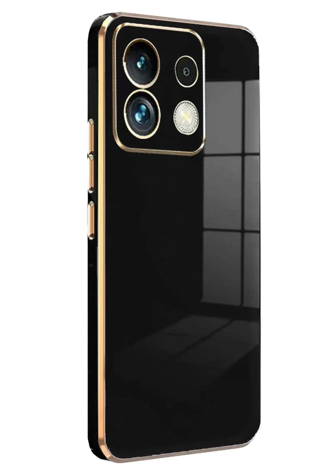 Mey İthalat® Redmi Note 13 4G Kılıf Volet Silikon - Siyah