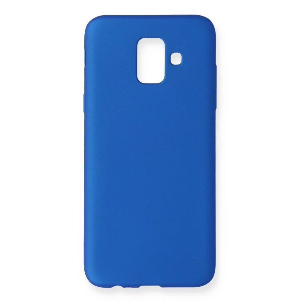 Mey İthalat® Samsung Galaxy A6 2018 Kılıf First Silikon - Mavi