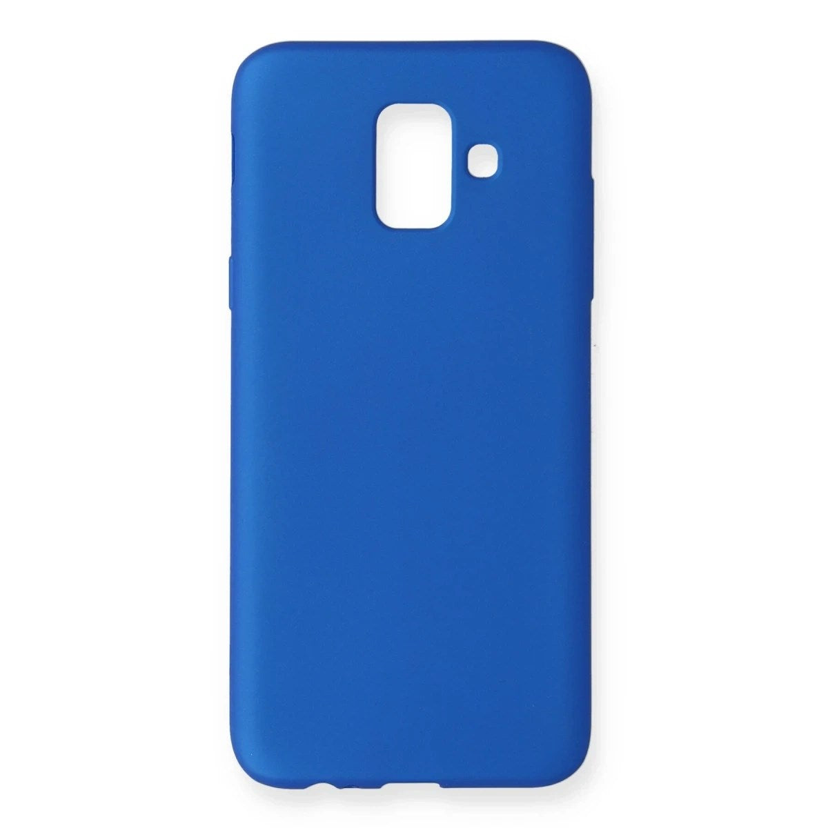 Mey İthalat® Samsung Galaxy A6 2018 Kılıf First Silikon - Mavi