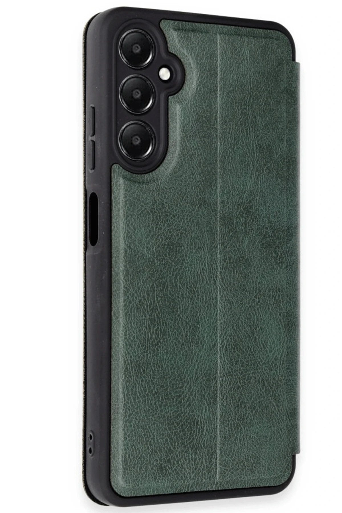 Mey İthalat® Samsung Galaxy A35 5G Kılıf Flip Cover - Koyu Yeşil