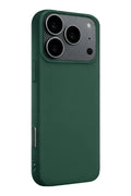 Mey İthalat® iPhone 17 Pro Max Nano içi Kadife Silikon - Koyu Yeşil