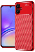 Mey İthalat® Samsung Galaxy A06 Kılıf Auto Focus Karbon Kapak - Kırmızı