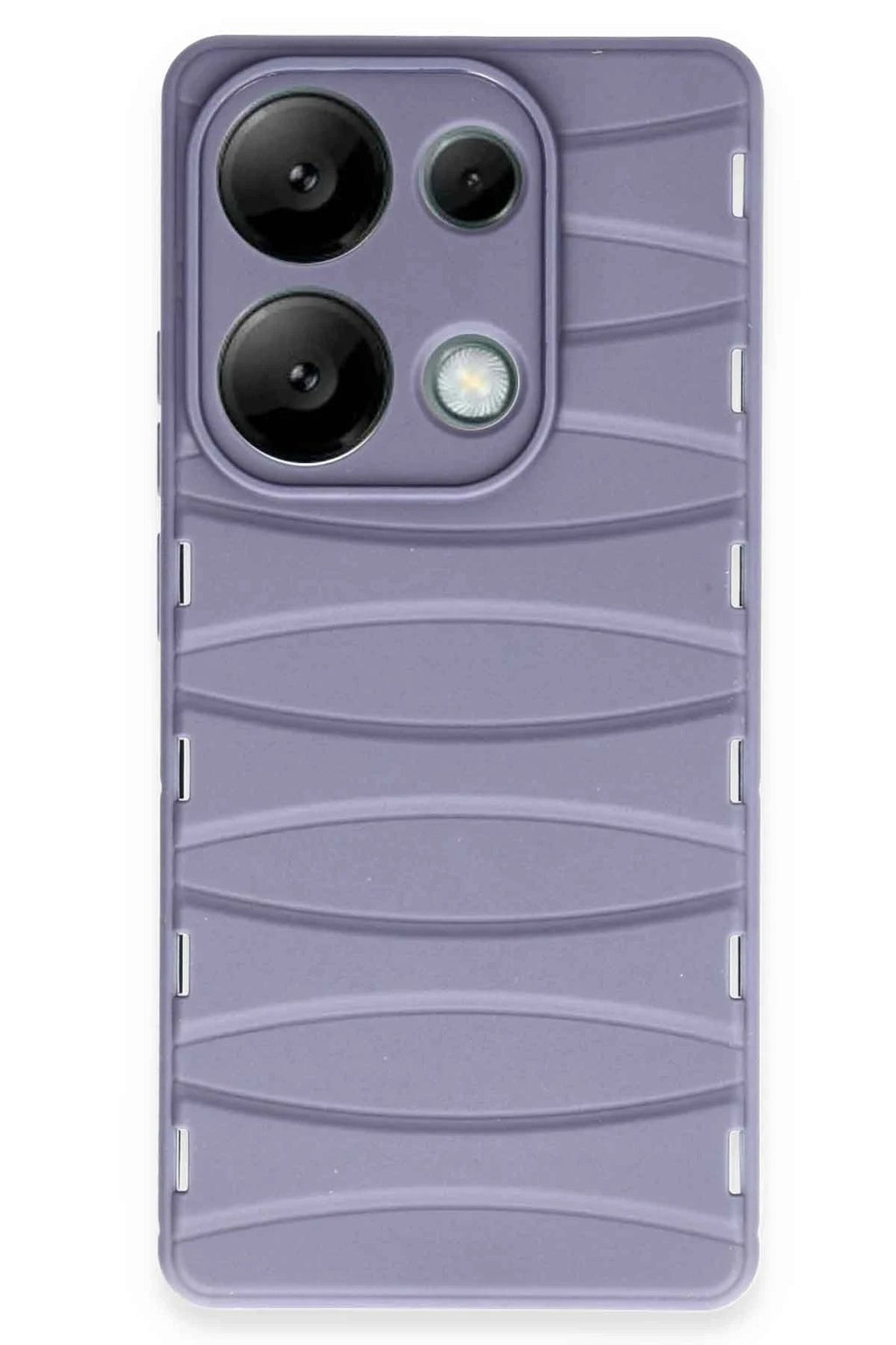 Mey İthalat® Redmi Note 13 Pro 4G Kılıf Bibercas Silikon Kapak - Lila