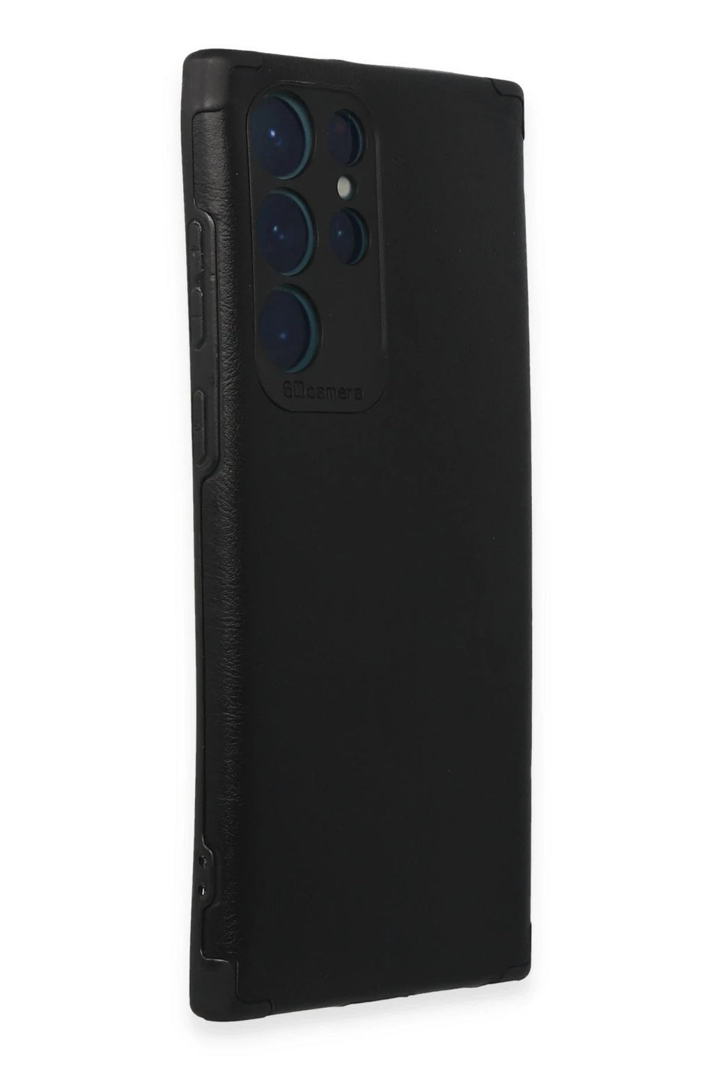 Mey İthalat® Samsung Galaxy S22 Ultra Kılıf Loop Deri Silikon - Siyah