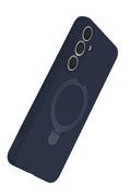 Mey İthalat® Samsung Galaxy S25 FE Regal Magsafe Standlı Kapak - Lacivert