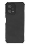 Mey İthalat® Redmi Note 12 5G Kılıf Loop Deri Silikon - Siyah