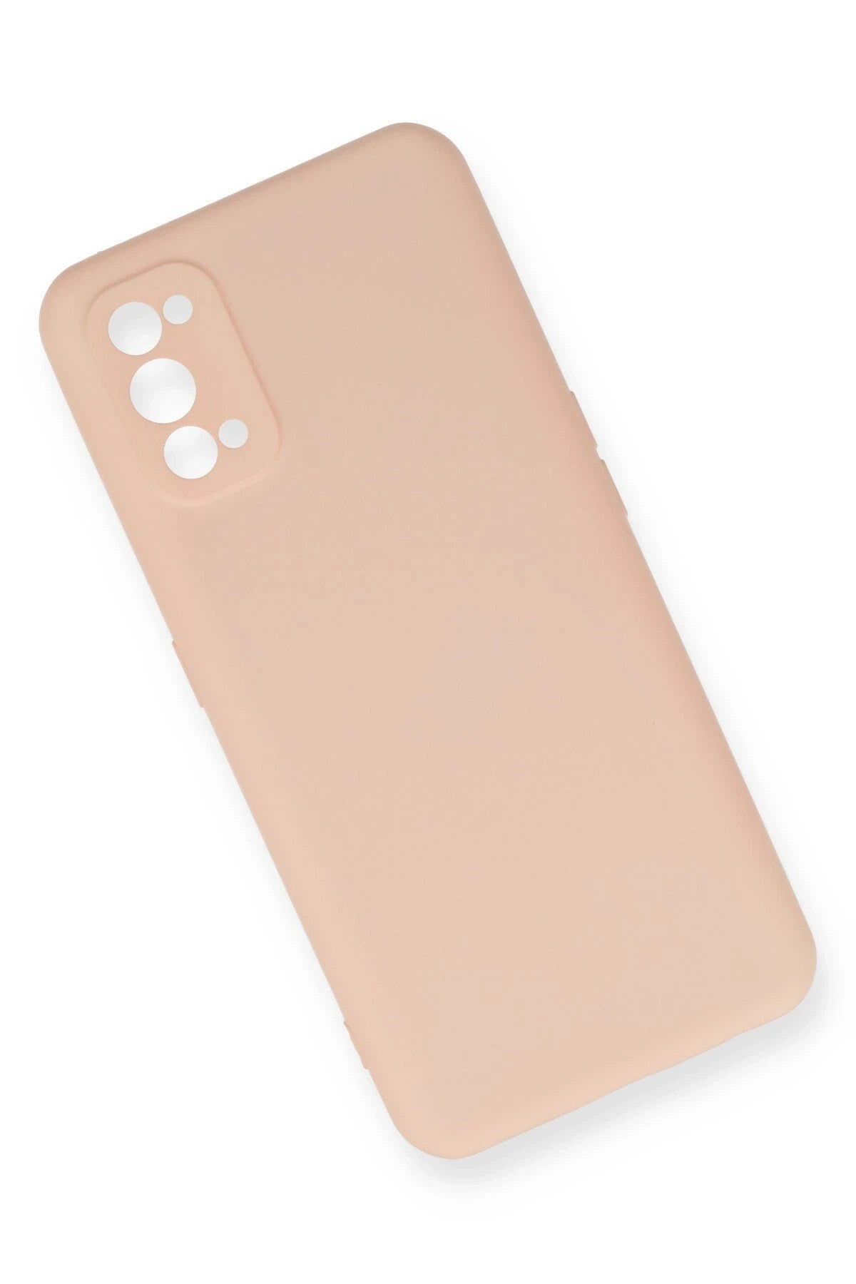 Mey İthalat® Realme 7 Pro Kılıf Nano içi Kadife Silikon - Pudra
