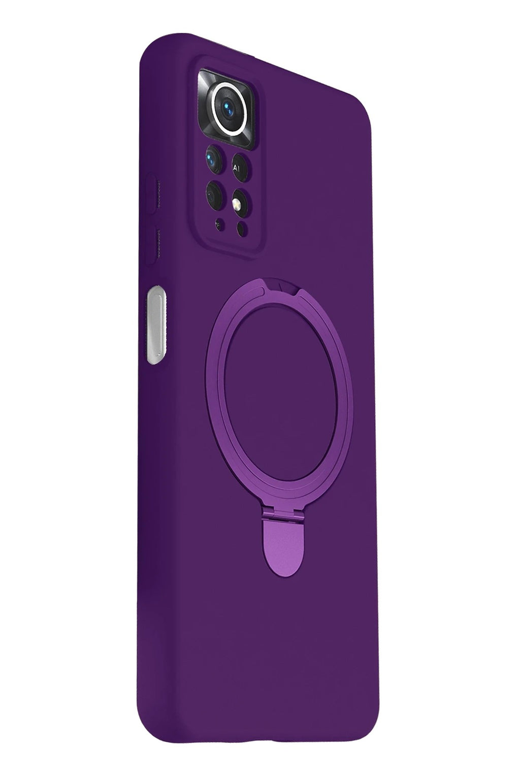 Mey İthalat® Redmi Note 12 Pro 4G Regal Magsafe Standlı Kapak - Derin Mor