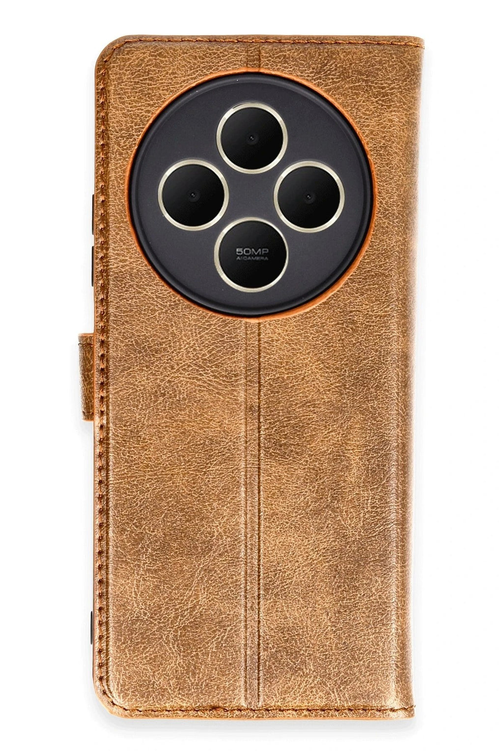 Mey İthalat® Redmi 14C Kılıf Trend S Plus Kapaklı Kılıf - Taba