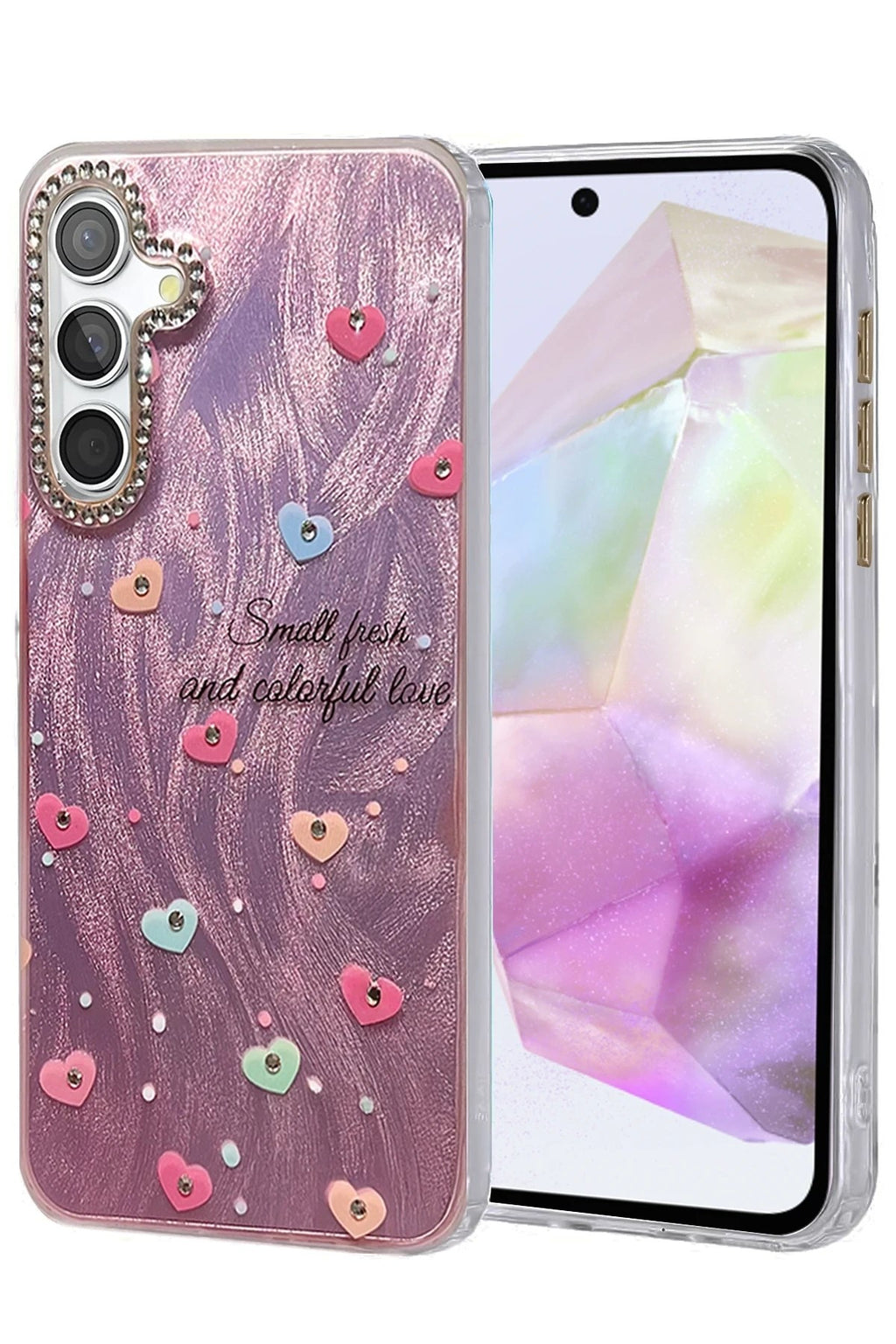 Mey İthalat® Samsung Galaxy A35 5G Kılıf Blade Aynalı Desenli Kapak - Desen 8
