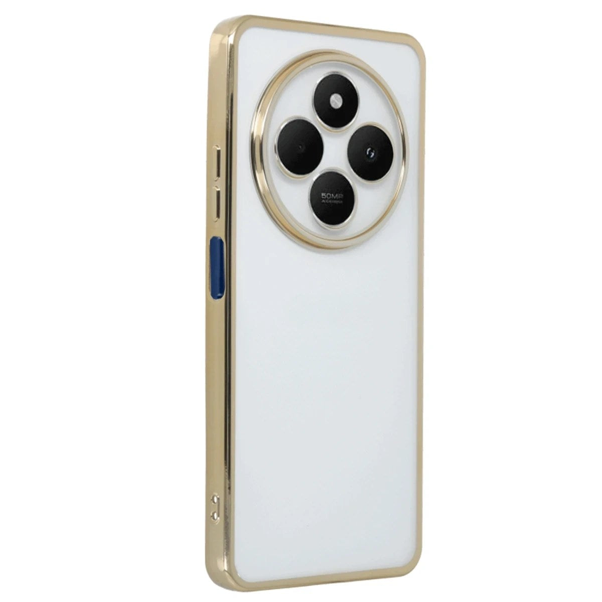 Mey İthalat® Redmi 14C Kılıf Lensli Silikon - Gold