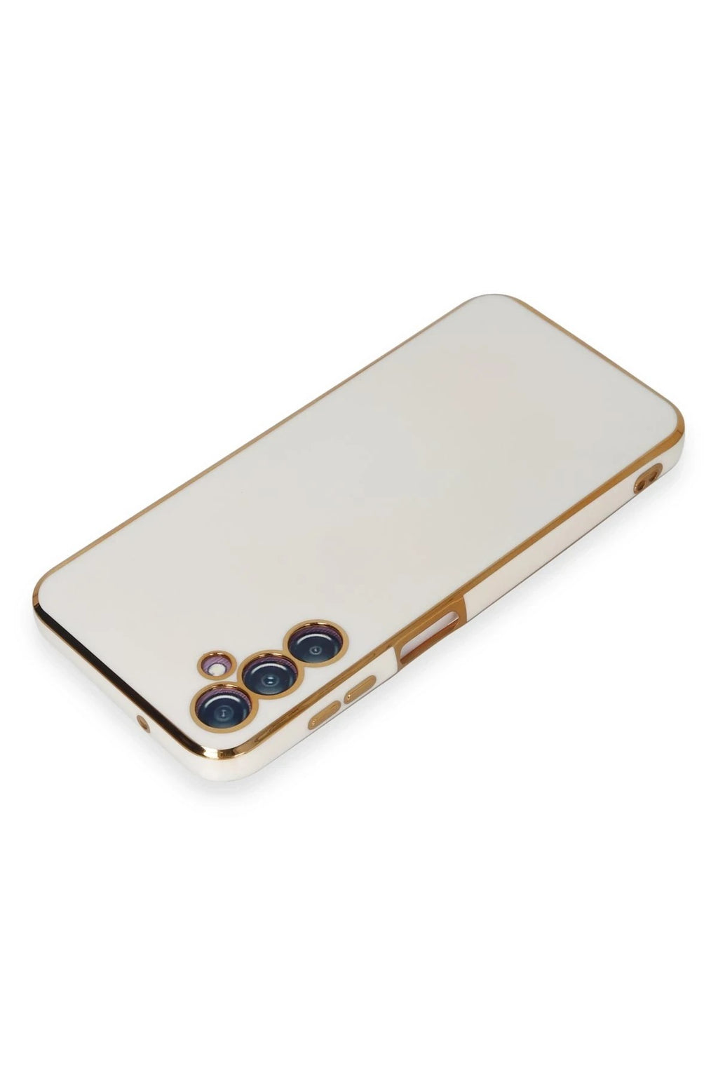 Mey İthalat® Samsung Galaxy M14 5G Kılıf Volet Silikon - Beyaz