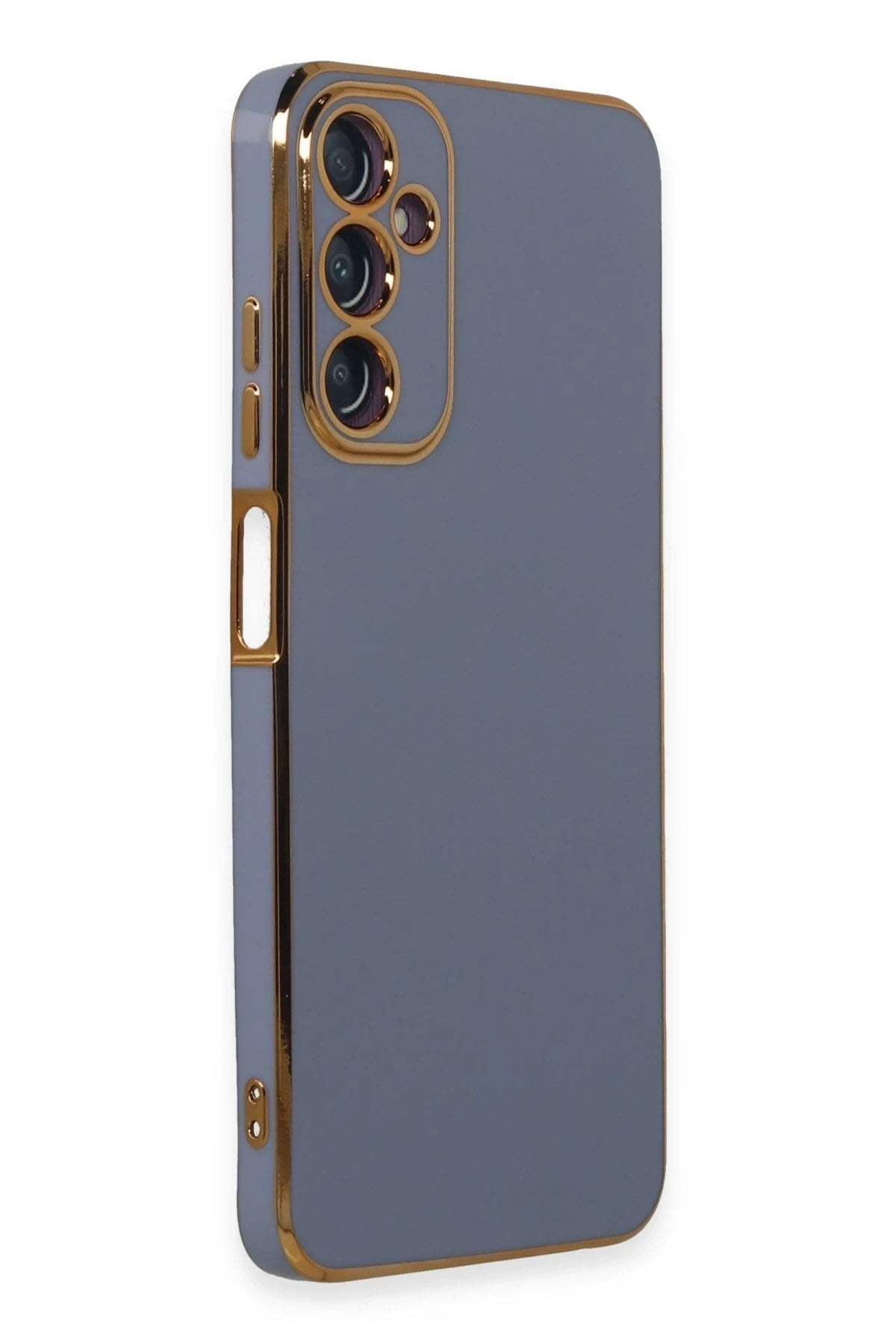 Mey İthalat® Samsung Galaxy A05S Kılıf Volet Silikon - Mavi